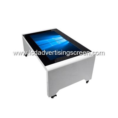 China 43 exhibición elegante de la tabla de la pantalla táctil de la prenda impermeable PCAP de la sala de reunión de la pulgada con el sistema del triunfo 10 en venta