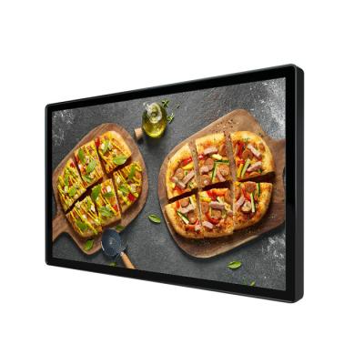 China Super Thin LCD Advertising Screen 55 Inch Wall Mounted For Restaurant for sale