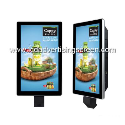 China Supermarket Retail Signage Displays Android Wifi LCD Monitor With QR Scanner Payment System for sale