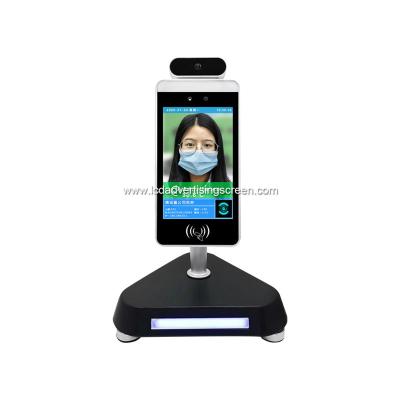 China TFT Brightness 450 Cd/M2 Face Recognition Infrared Thermomete for sale