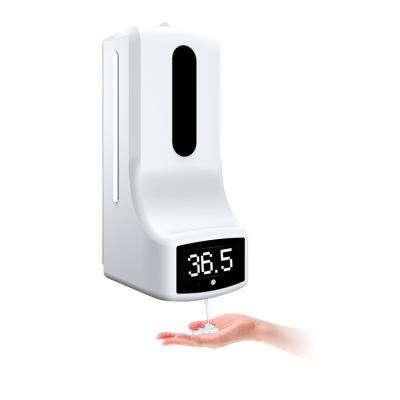 China Non Contact Auto Hand Sanitizer Dispenser With Digital Thermometer for sale