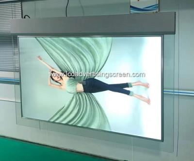 China Top Ceiling Oled Transparent advertising Indoor double sided Digital Signage for sale