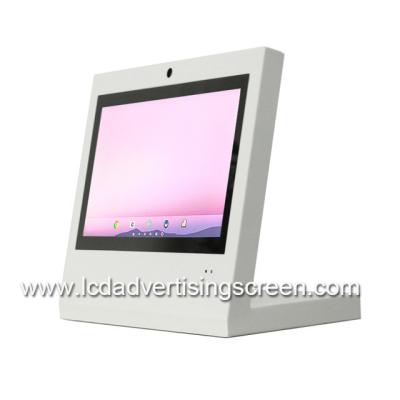 China 13.3 Inch Android Capacitive Touch Table Kiosk With Face Recognition Camera for sale