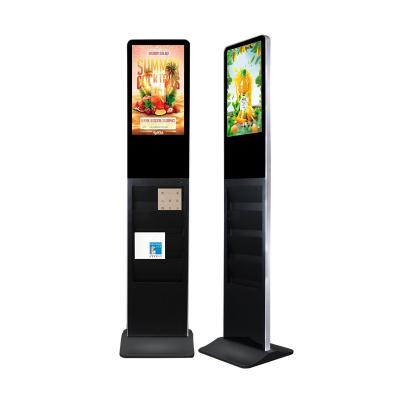 China 21.5Inch LCD Advertising Display Digital Signage Totem 1920x1080 TFT for sale