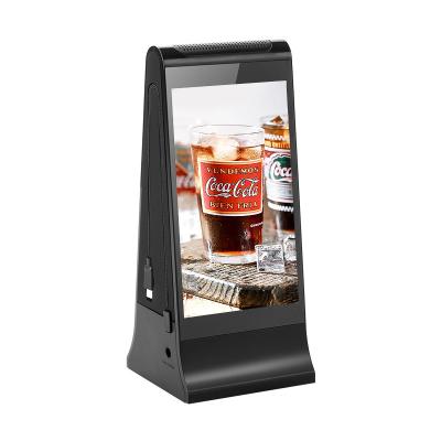 중국 대중음식점을 위한 8 인치 탁상용 휴대전화 충전기 Lcd 광고 스크린 판매용