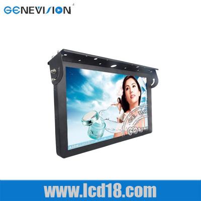 China 18.5 Inch Ceiling Mounted Bus Advertising Screen For Stops Information Display for sale