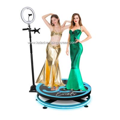China Live Show 360 Degree Rotation Selfie Photo Booth Stand For Wedding Party for sale