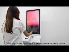 27inch Touch screen POS payment ordering LCD kiosk