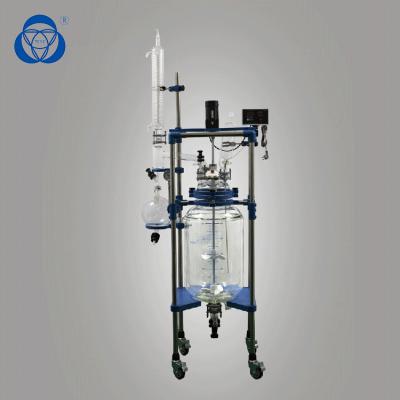 China Vertical Pyrolysis Lab Glass Reactor Turnkey Solution Eco Friendly for sale