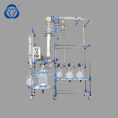 China Fast Speed 10l  rectification unit , High Vacuum Distillation Machine For Essential Oils for sale