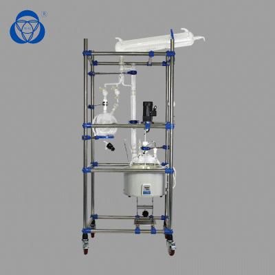 China Precisión durable semi automática de cristal del reactor de la capa doble de la escala de laboratorio alta en venta