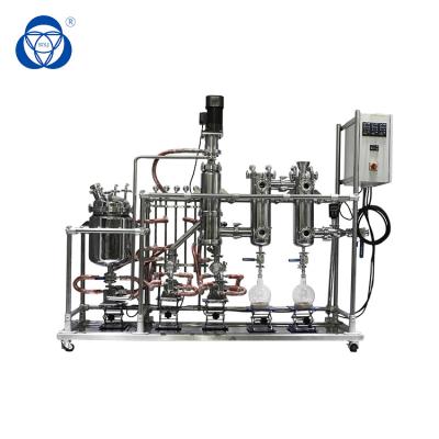 China Stainless steel Fractional Wiped film molecular distillation for sale