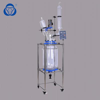 China Chemical Lab Glass Reactor , Jacketed Lab Reactors 20L 50L 100L 200L for sale