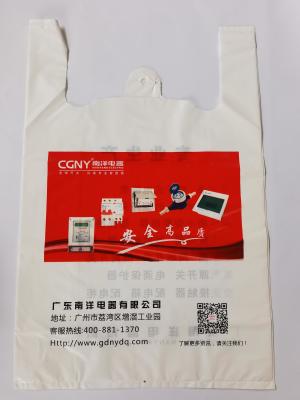 China Composite PO Die Cut Handle Bags for sale