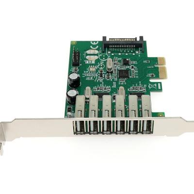 China Power Riser 1X To 16X PCI Express Extender Card  6 Pin Adapter USB 3.0 Cable for sale