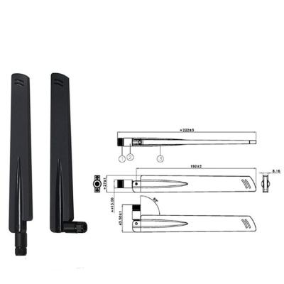 China 4dBi 5G LTE Outdoor Ultra Wideband Antennas 196mm ROHS Eco Friendly for sale