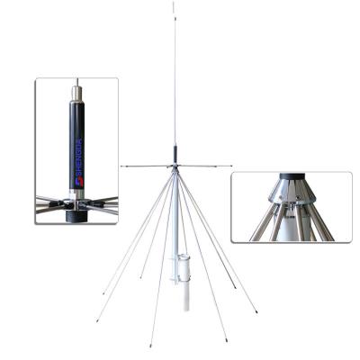 China 25 To 1300MHz Ultra Wideband Antenna Stainless Steel Broadband Discone Antenna for sale