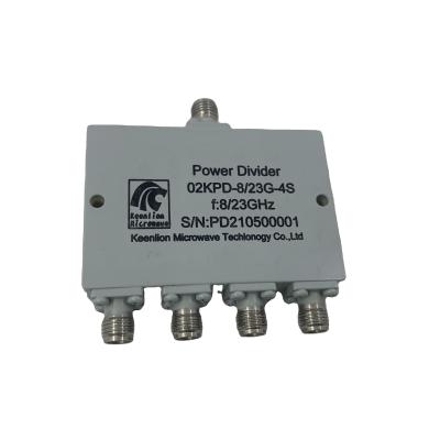 China SMA Female RF Power Divider SMA Splitter 4 Way 8000MHz To 23000MHz for sale