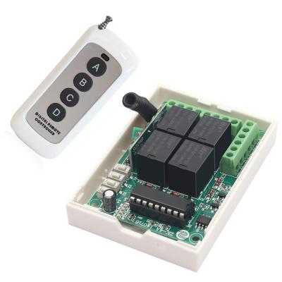 China DC 12V 10A 10A Relay 4 Channel Rf Receiver Wireless USB ROHS for sale
