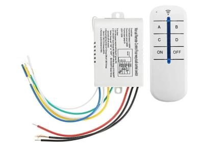 China Multifunction Digital DC12V 4 Way Electronic RF Switch Remote Control 315MHz 433MHz for sale