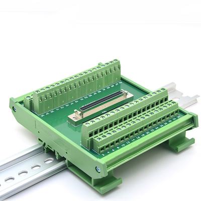 China SCSI 68 Pin Connector DIN Rail Mounting Type Terminal Blocks Adapter for sale