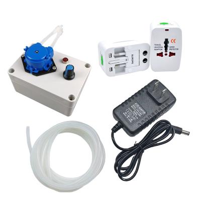 China Adjustable Flowrate Peristaltic Metering Pump Dosing Pump for Aquarium Lab Water Analysis for sale