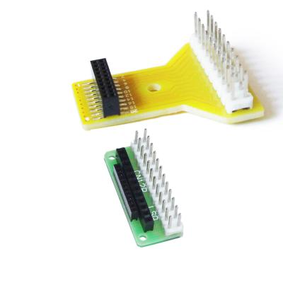 China 1.27mm Female to 2.00mm 2.54 mm Male Pin Headers Adapter PCB Board Converter Kit for sale