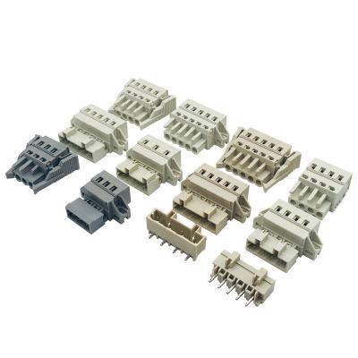 China 5.00mm / 5.08mm Pitch Replacement Screwless Spring Clamp Terminal Blocks for sale