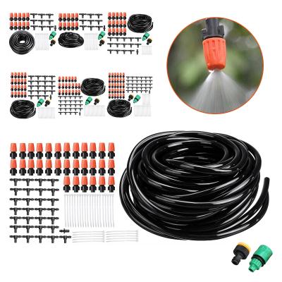 China 5m 15m 25m Drip irrigation Watering System Kit Garden Micro Water Sprinklers Mist Spray Cooling Set for sale