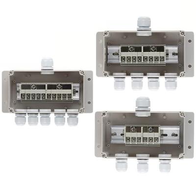 China Cable Distribution Junction Box 158*90*60mm Waterproof  Wall Mount With Connectors Assembly Kit for sale