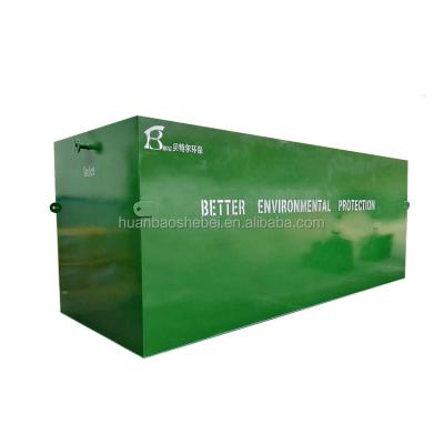China 1 of Core Components Mbr/Mbbr Containerized Compact Integrated Sewage Treatment Plant for sale