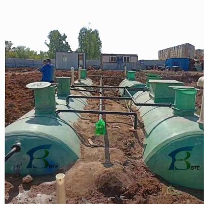 China Cisterna séptica Cisterna de almacenamiento de FRP Máquina de agua para el tratamiento de aguas residuales en venta