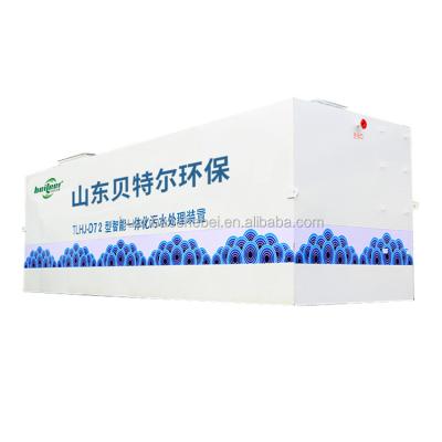 China Biorreactor de membrana Mbr de efluentes Planta de tratamiento de aguas residuales domésticas para restaurantes en venta