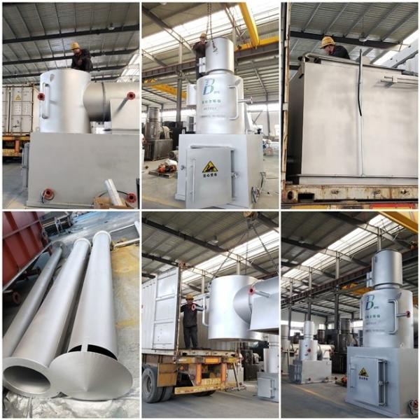 Quality Silver Grey 500L/H Waste Shredder Incinerator for Safe and Sustainable Waste for sale