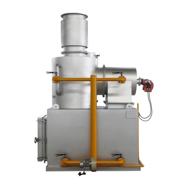 Quality Silver Grey/Black 250kgs/h Medical Waste Incinerator with High Temperature for sale