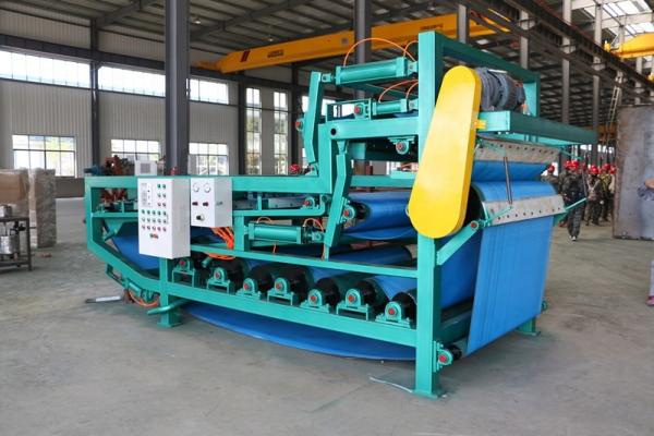 Quality Carbon Steel Belt Filter Press For Iron Ore Plant Sludge Dewatering for sale