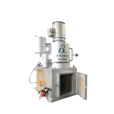 China Incinerador de resíduos de 750 L/H para explorações agrícolas 200 kg Incinerador médico para uso doméstico de pirólise à venda