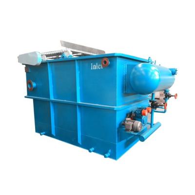 China Instalação de tratamento de águas Máquina de flutuação de ar dissolvido com capacidade de 4 a 300 M3/hora à venda