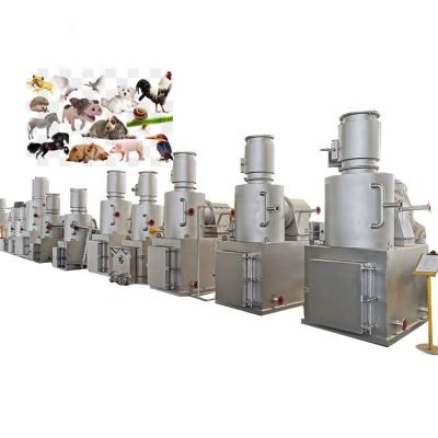 China Diesel Natural Gas LPG Fuel Animal Waste Incinerator Cremation Machine For Dead Animal for sale