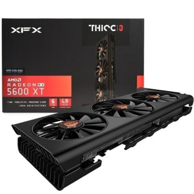 China XFX RX 5600 XT 6GB Mining Graphics Cards With 3 Fans 192Bit GDDR6 for sale