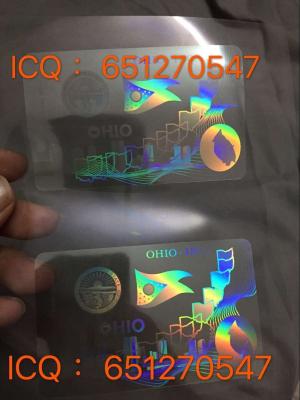 China Ohio ID overlay Ohio state overlay hologram for sale
