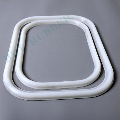 China High Temperature Resistant Molded Silicone Rubber Seal Gasket For Food Containers for sale