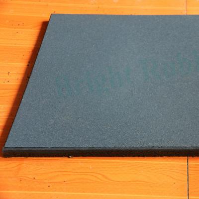 China 1m X 1m Gym Rubber Mat Floor Tiles Eco Friendly Anti Slip for sale