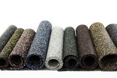 China Gym Roll Rubber Paver Tile  Flooring Mat Tartan For Playground Indoor à venda