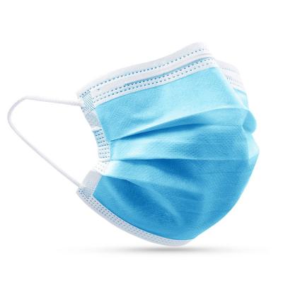 China Anti Flu Virus 3 Ply Face Mask / Dust Mouth 3 Ply Surgical Face Mask for sale