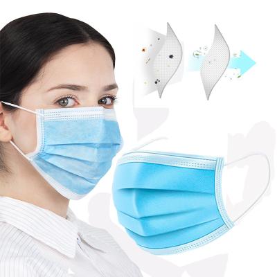 China Polypropylene Disposable 3 Ply Face Mask Flexible Earloop For Personal Health for sale