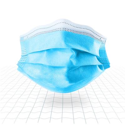 China Adjustable Nose Piece Disposable Face Mask , Non Woven Surgical Mask Customized for sale