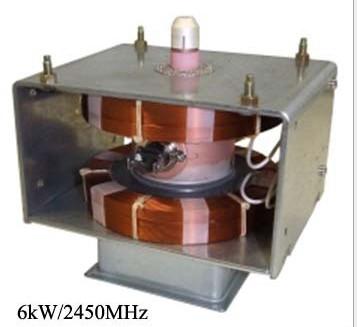 China High Efficiency CW Magnetron For Crossed Field Oscillating Tube 2450 MHz for sale