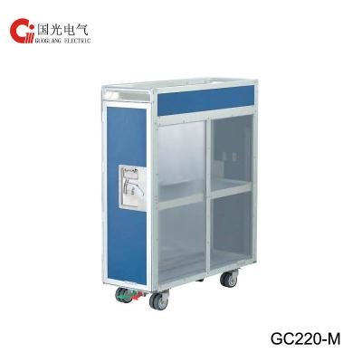 China Gc220- carro con franquicia de la carretilla de la comida del aeroplano del servicio de la línea aérea de M de la aleación de aluminio en venta