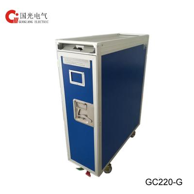 China Aluminum Atlas Aircraft Meal Cart / Airplane Cart Storage Transporting Food And Drink for sale